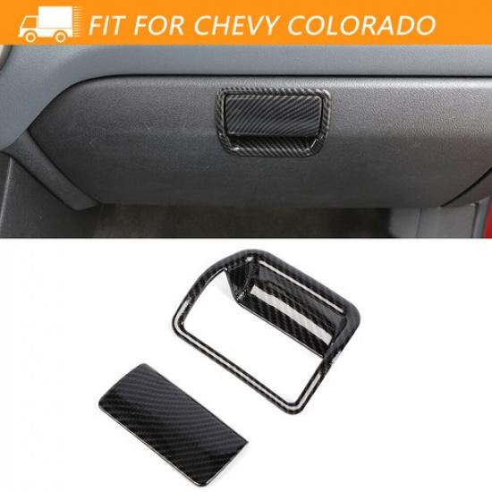Co-pilot Storage Glove Box Handle Trim Cover For Chevy ColoradoGMC Canyon 2014+