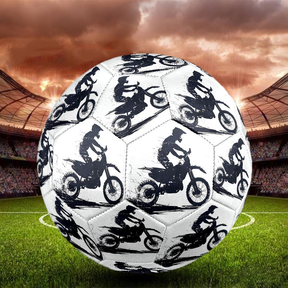Off Road Motorcycles Theme Size 5 Soccer Ball, Suitable for Both Indoor and Outdoor Matches, a Gift Suitable for Everyone.