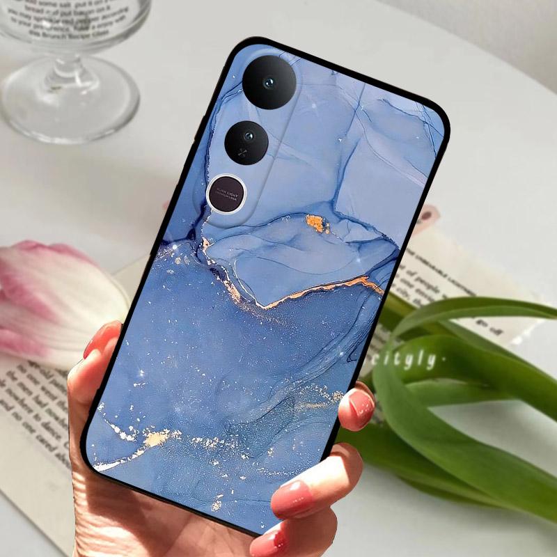 Für Vivo V50 Lite Hülle V2441 Weiches TPU Stoßfestes Silikon Bumper Für Vivo V50 Lite 5G Schutzhülle Schale Coque Fundas