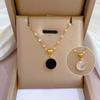 Simple Star Butterfly Zircon Pendant Tassel Necklace Stainless Steel Geometric Choker Jewelry Party Gifts For Women Girls