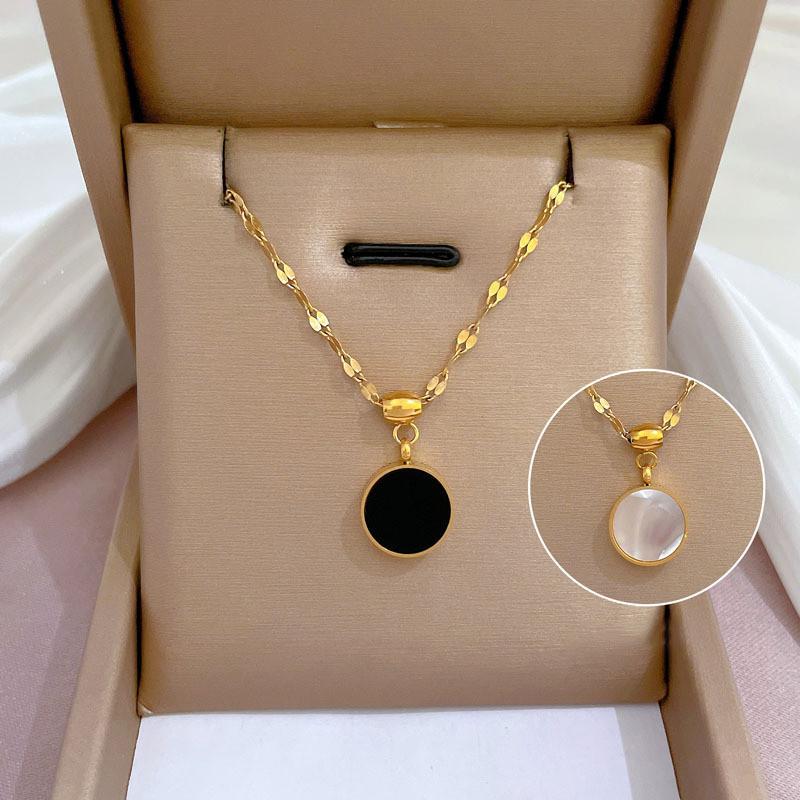 Simple Star Butterfly Zircon Pendant Tassel Necklace Stainless Steel Geometric Choker Jewelry Party Gifts For Women Girls