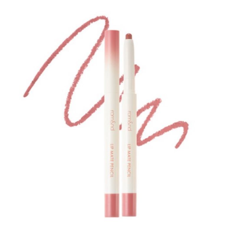 Rom&nd Lip Mate Pencil 0.5g Natural Lip Contour & Overlip Defining Pencil for Fuller-Looking Lips