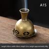Brass Incense Burner,Metal Aromatherapy Holder,Unscented,Ideal For Yoga Meditation,Bedroom Ambiance,Home Decor