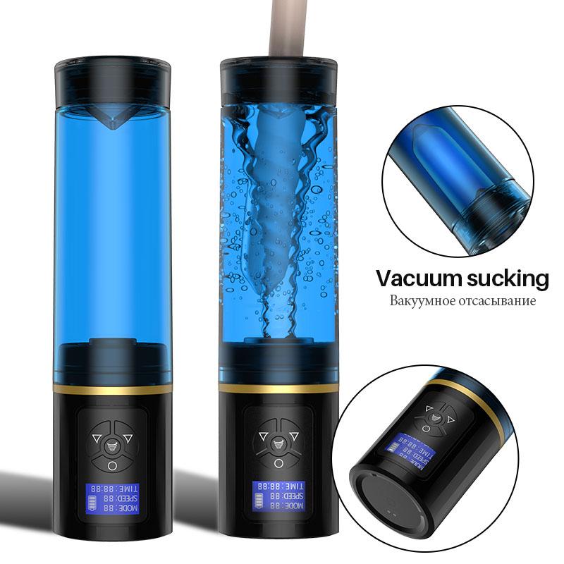 Electric SPA Penis Pump Water Bath Male Penile Vacuum Pump Penis Enlarger Enlargement Extender Masturbator Cup Sex Toys for Man