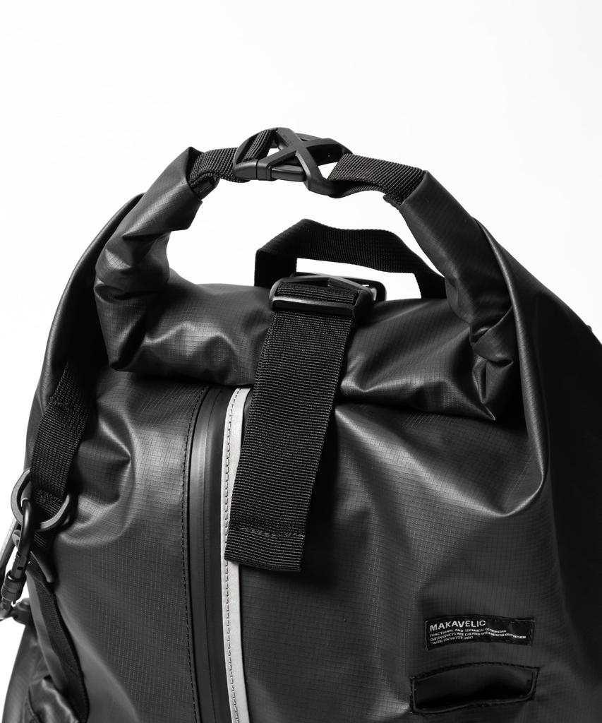Body Bag RICO Unit Roll Top Mountain Bag BLACK [Machiavellic] (019)