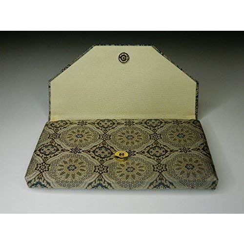 Tea Ceremony Beginner's Set (6-Piece Set for Men) by Nakagawa Masashichi Shoten (Zippered Small Organizer and Antique Cloth) Practice Set Tea Ceremony