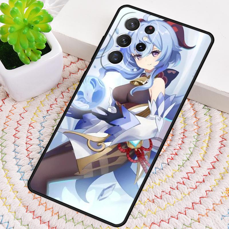 Ganyu Genshin Impact Soft Silicone Phone Case For Samsung Galaxy Note 10 Pro S26 S25 S24 S23 S22 S21 Plus S25Ultra Capa Cover