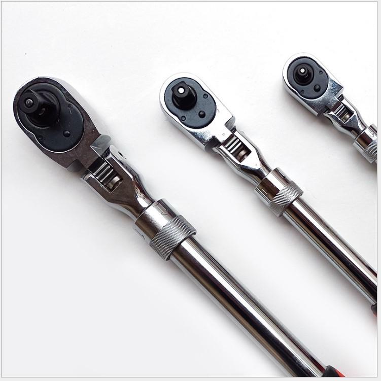 Telescopic Ratchet Wrench Set - 72-Tooth, 1/2", 3/8", 1/4"