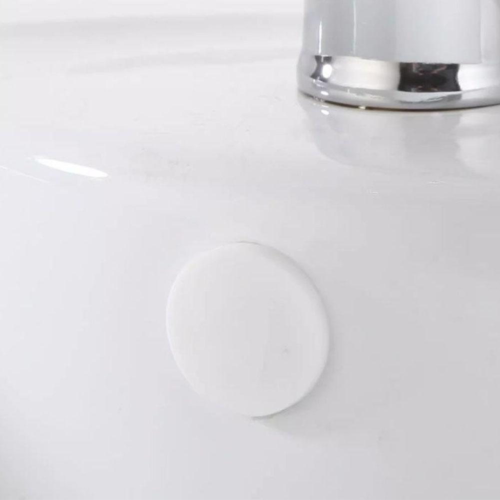 1/2/10Pcs Bathroom Rubber Wash Basin Overflow Ring Kitchen Sink Washbasin Drain Seal Stopper Bathtub Drain Cap Plug Accessories