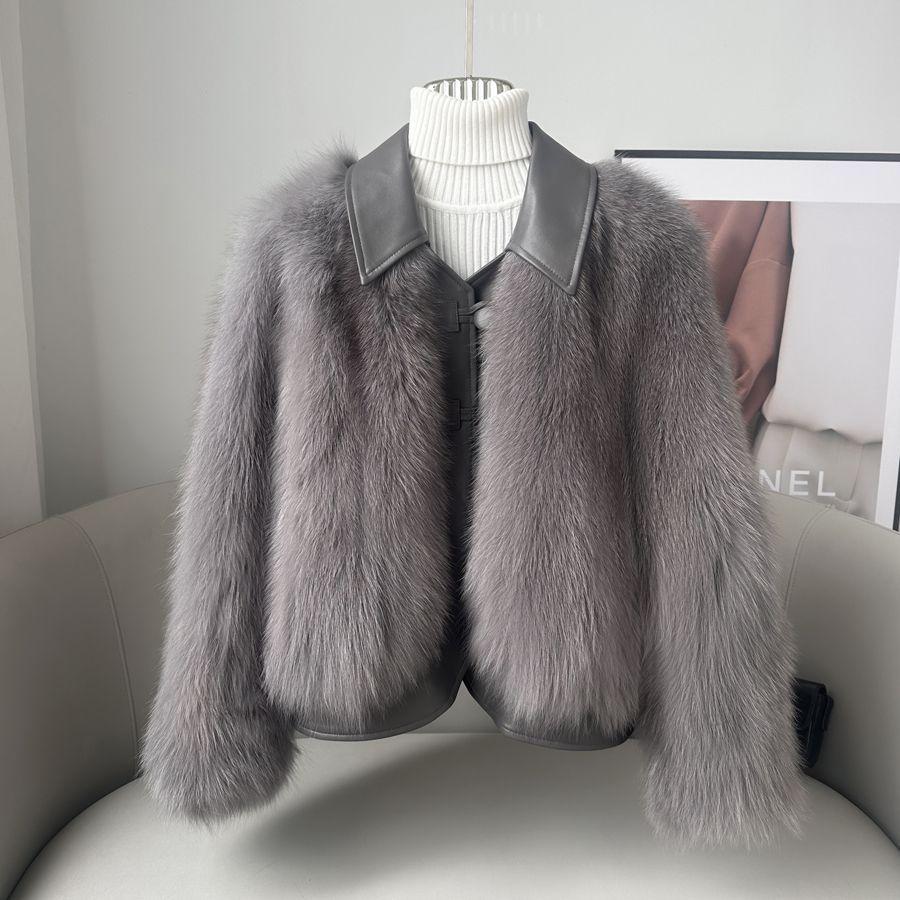 Temperament Imitate Fur Coat Women Young Short Temperament Ladies Autumn And Winter Mao Mao Coats Female Jac