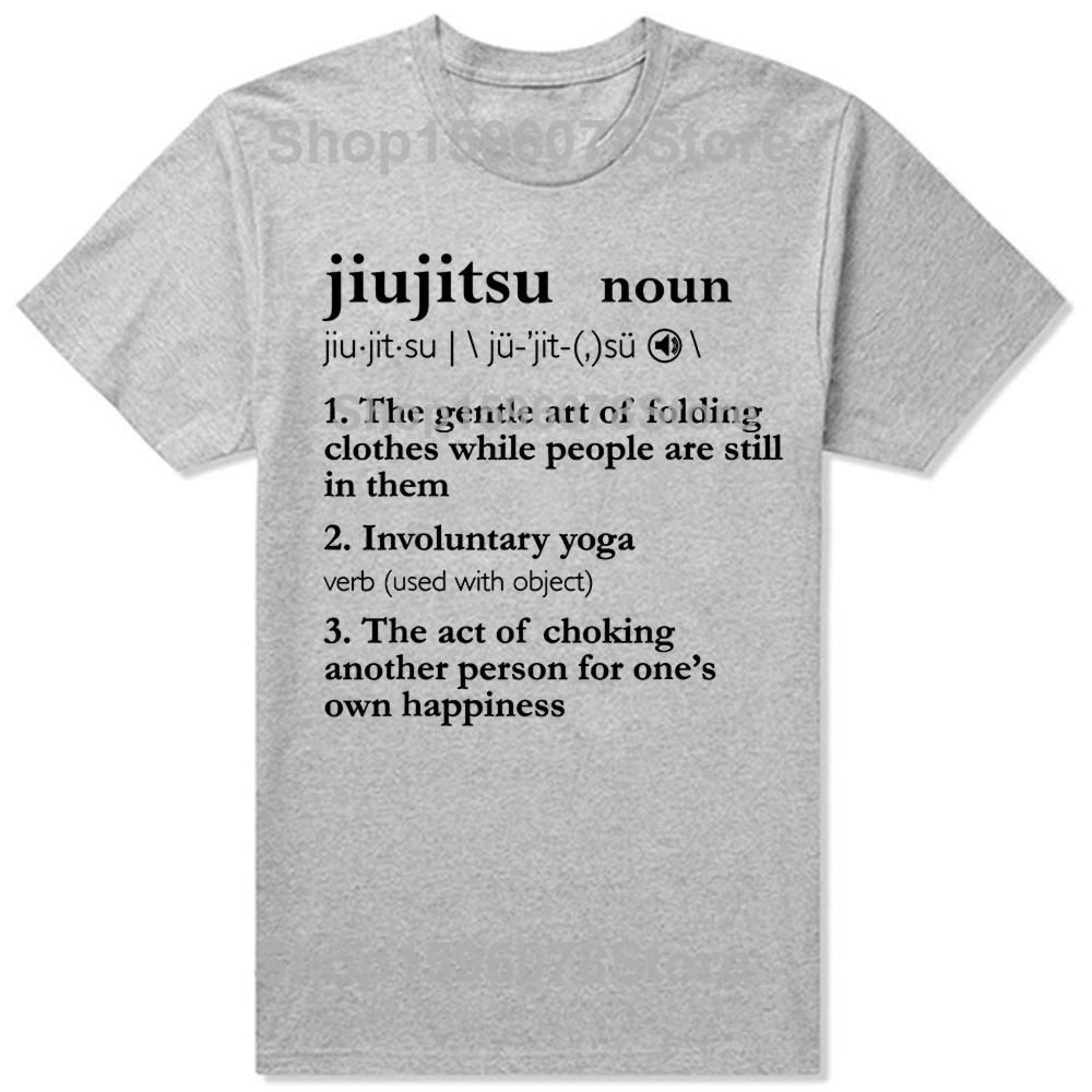 Brazylijskie Jiu Jitsu Zabawne Graficzne Koszulki BJJ Męskie Damskie Modne Codzienne Luźna Koszulka 100% Bawełna Luźna Koszulka Oversize
