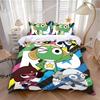 Housse de couette taie d'oreiller parure de lit Grenouille Sergent Chaude Décoration Chambre Adulte Garçon Fille Enfants Simple Double Grande Taille