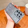 Diamond Case For Samsung Galaxy S25 Ultra S22 S23 Plus S24 S21 S20 FE A56 Glitter Shockproof Plating Clear Soft TPU Cover