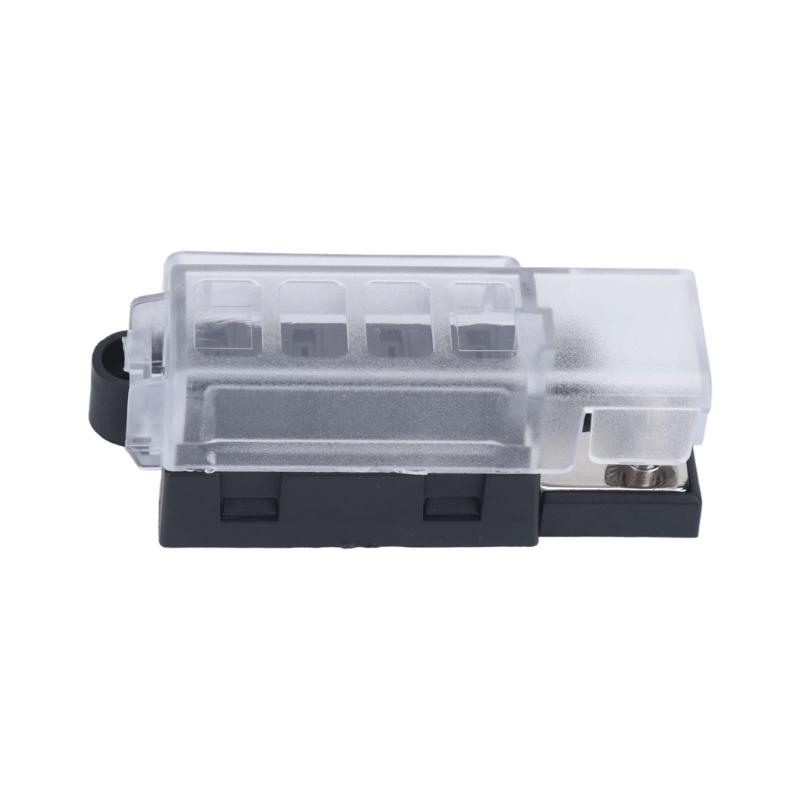 Car Fuses Box Circuit Block with Screw Connections, 4/6/8 Way Multiple Output Positions and Mounting Ears
