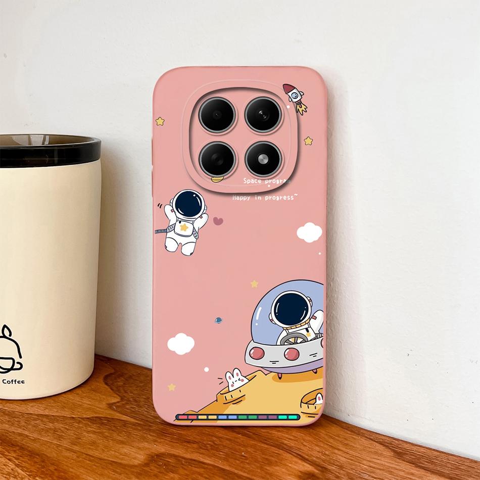 For Xiaomi Redmi Note 15 Pro Plus Phone Case Cool Astronaut Funda For Redmi Note15 Pro 4G 5G Soft Liquid Silicone Back Cover