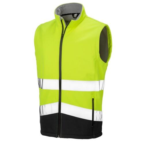

Safegard Mens Softshell Hi-Vis Gilet S