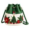 Gehäkelte Crossbody-Tasche für den Urlaub, Kleine gestrickte Geldbörse für festliche Outfits und den Alltag