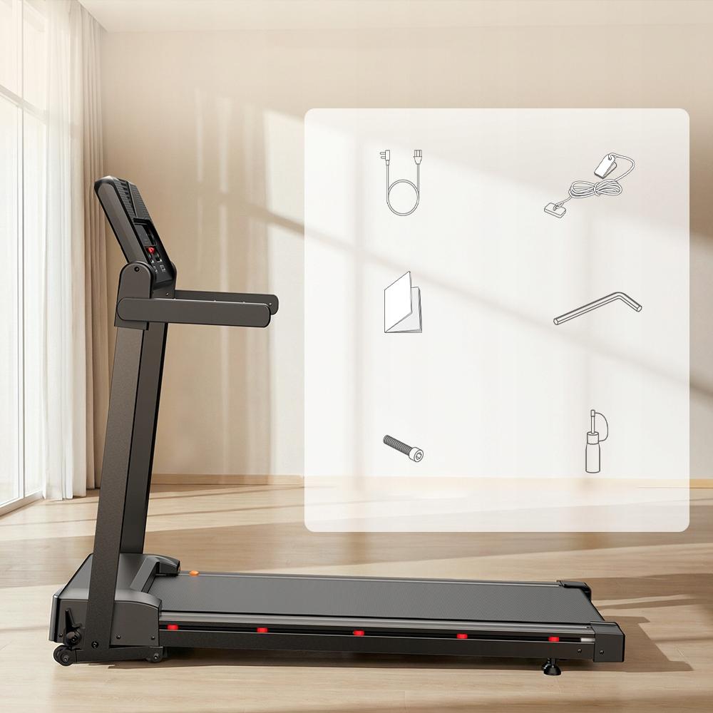 FT54 REBIEŻNIA ELEKTRYCZNA DOMOWA SKŁADANAGULACJA NACHYLENIA 15% z app do 150KG