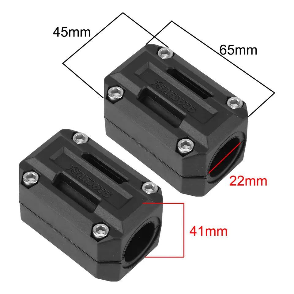 Applicable Suzuki V-Strom 250/650/1000/1050 Protective Bumper Bars with Anti-fall Sliders