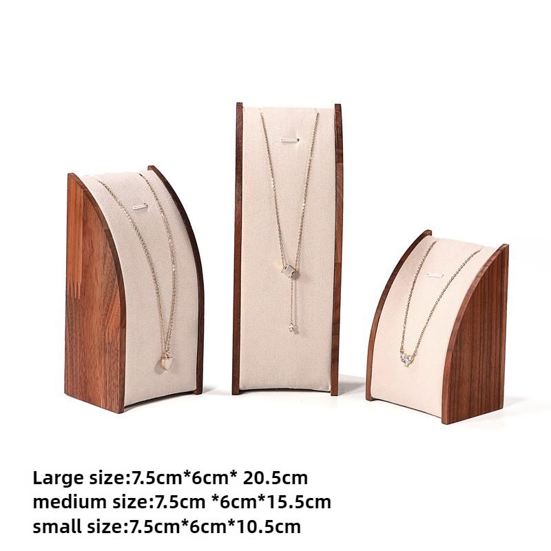 Wooden Jewelry Organizer Tray Rings Earrings Display Pallet Necklace Jewellery Showcase Pallet Large Capacity Rings Storage Tray