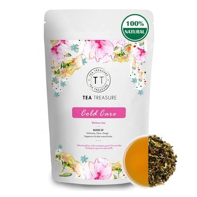Herbal Tea for Colds (100 G), Cold Care Wellness Tea, Tea Treasure