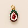 Stainless Steel Niche Fresh Fruit Pendant Accessories, Papaya and Mango Handmade DIY Accessories