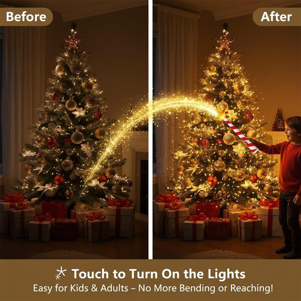 Magic Wand Christmas Light Controller for LED Lights Multiple Modes and Easy Plug And Play Operation