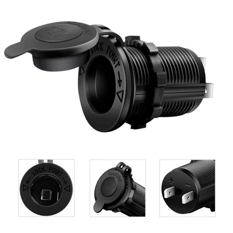 Upgrade your RV with a 12V 180W high-power cigarette lighter socket, suitable for heavy-duty vehicle onboard needs