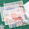Paper Pencil Case Christmas Series PP File Bag Documents Filling Bag File Folder Information Pack