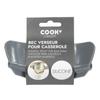 Pot Funnel, Silicone, Black, Temperature Resistant