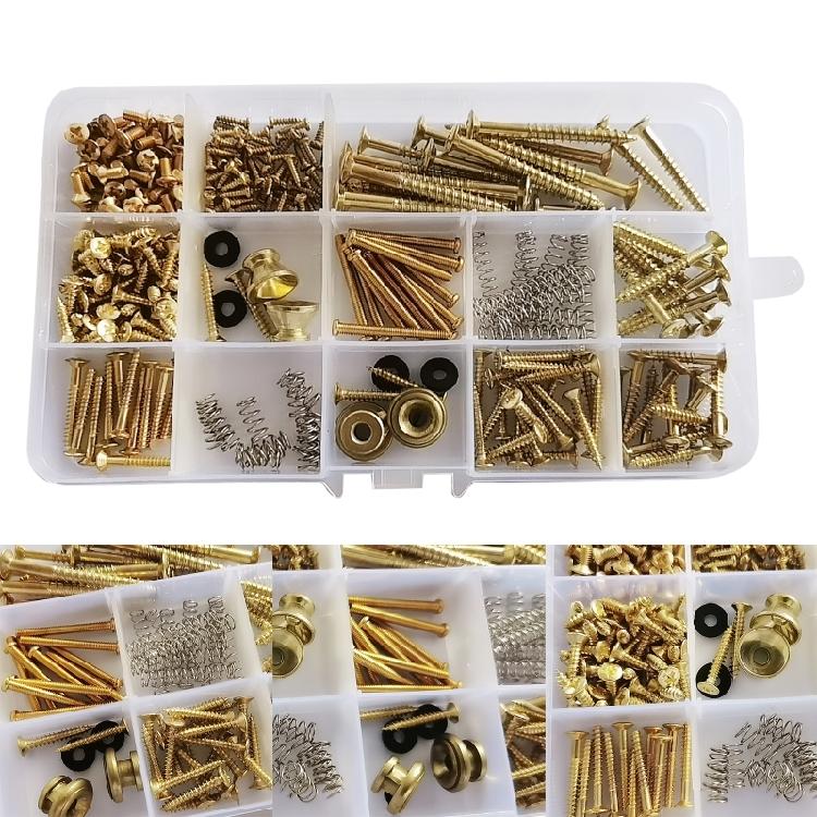 Guitar Parts Kit for Neck Plate, Pickguard, Strap End Pins, Guitar DIY Screws