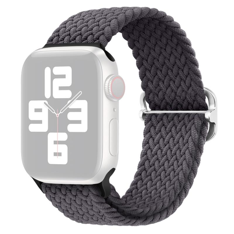 For Apple Watch Series 10 42mm/9 8 7 41mm/SE (2023) SE (2022) SE 6 5 4 40mm/3 2 1 38mm Watch Band Braided Nylon Strap