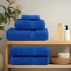 VidaXL Serviettes de douche 2 pcs bleu 70x140 cm 360 g/m² 100% coton, serviette, ensemble de serviettes de bain, serviette 136713