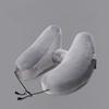 Neck Pillow Travel U-shaped Pillow Inflatable Pillow H-type Outdoor Car Long-distance Plane Neck Pillow Nap Pillow Hooded