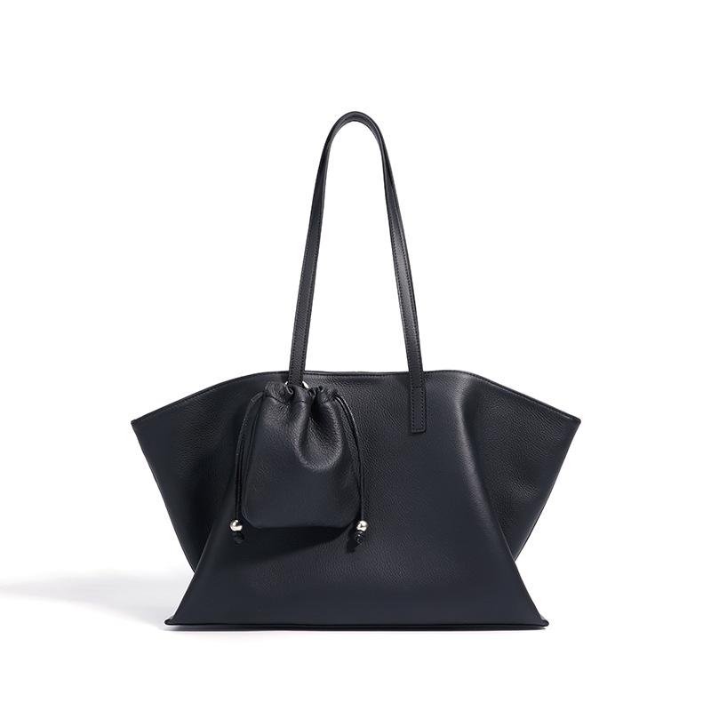 

Cross-border hot-selling fashion versatile women s bags 2025 new commuter high-end tote bags niche leather handbags women 37x12x24cm