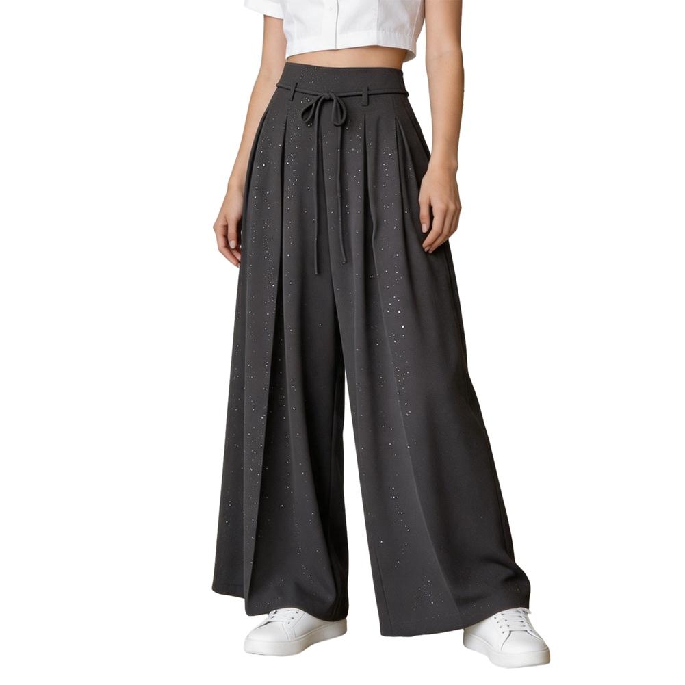 Women s High-Waisted Relaxed-Fit Pants 3XL