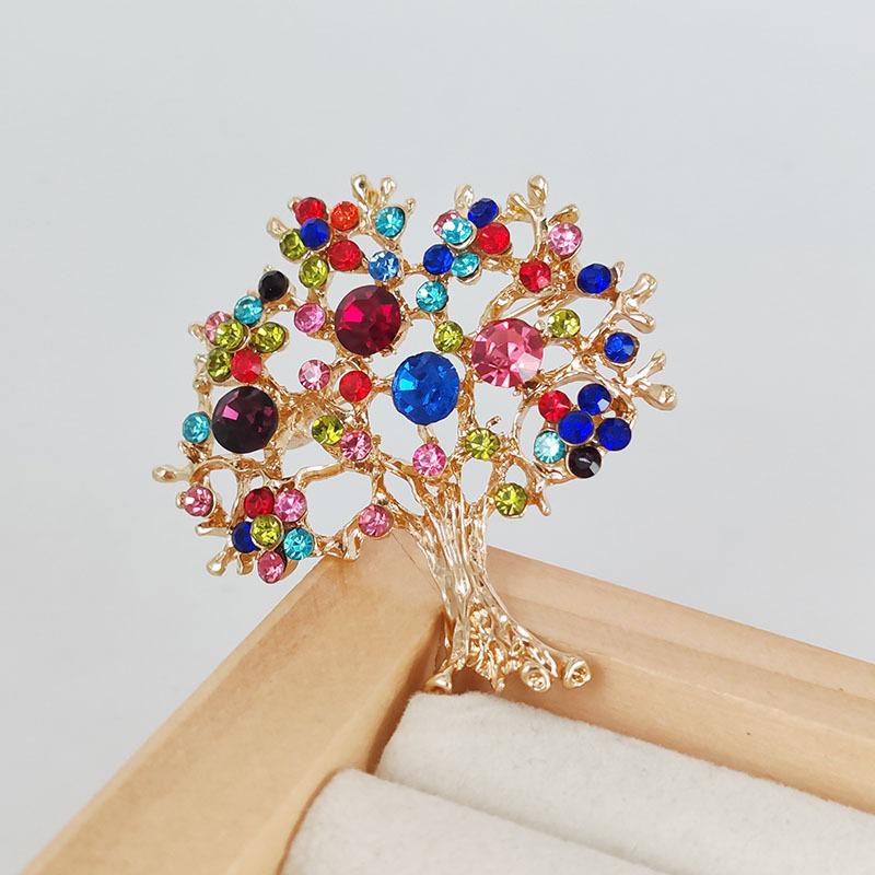 European & American Zircon Rhinestone Corsage Brooch – High-End DIY Fashion Accessory for Women