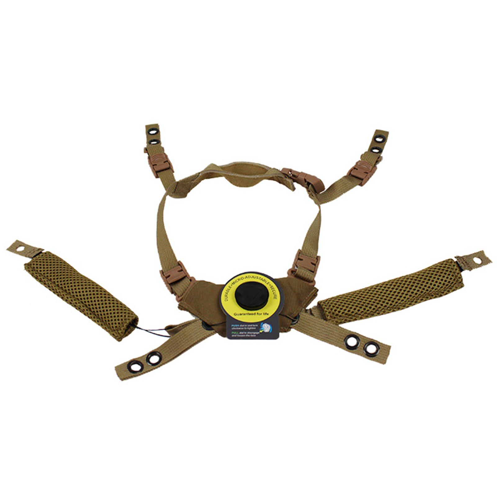 

Шолом Dial Suspension System Підборідний ремінь Заміна для Fast MICH Wendy Helmet Hanging Strap дубильна кора