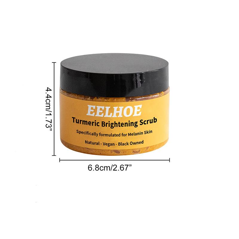 Turmeric Body Scrub Moisturizes The Skin, Deeply Cleanses and Provides A New Experience of Cleansing The Skin's Keratin and Melanin