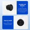 WON 100PCS Round Rocker Power Switch 6A 250V AC 2Pin 2Position ON/Off Power Boat Switches SPST Black Button Mini Round Black