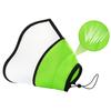 Dog Cone Collar Adjustable Fastener Tape Post-Surgery Recovery Soft Dog Cone Collar with Clear Splicing Cover