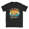 Capybara Retro Styl Don't Worry Be Capy Pánské tričko Tričko pro volný čas Tričko s tričkem s výstřihem Tričko 100% bavlna Nápad na dárek Oblečení