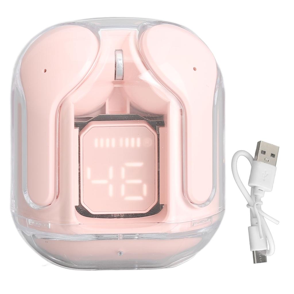 Wireless Bluetooth Earbuds BT 5.3 Stereo HiFi Sound HD Calls USB Rechargeable Bluetooth Headphones for Cell Phone