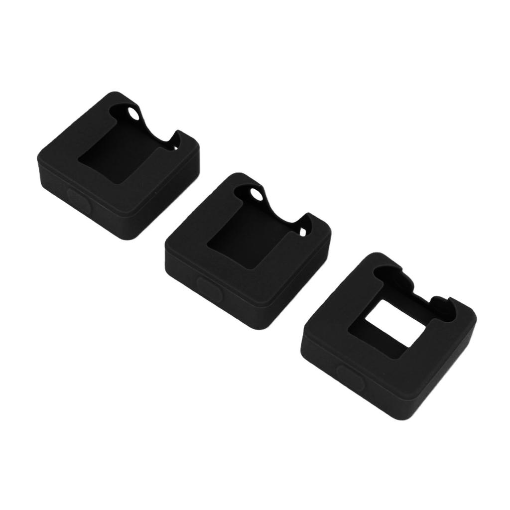 3 Pezzi Custodia Protettiva in Silicone Adatta per RODE Wireless Go II Sistema Microfonico Cover Protettiva Microfono Antiurto