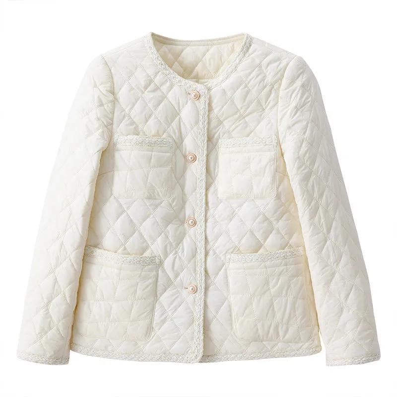 High Quality Women Cotton Jacket 2023 Autumn Winter Lightweight Short Women Parkas Female Cotton Padded Warm Outcoat