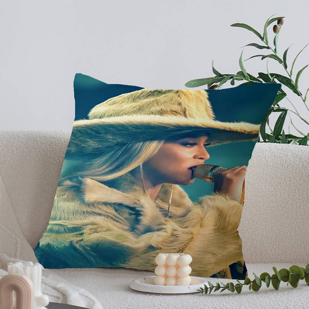 B-Beyonce Cowboy Carter Singer Maple Design Cushion Cover Happy Autumn Harvest decor Holiday Decorati Pillow Cover