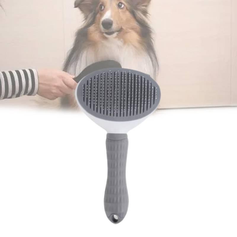 Premium Pet Grooming Brush For Cats And Dogs Stainless Steel Pin Comb For Shedding