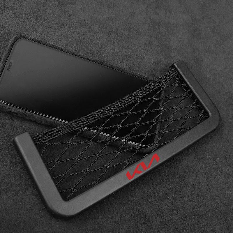 1pcs Universal Car Interior Mesh Organizer Storage Bag For KIA Rio Ceed Sportage Cerato Soul Sorento K2 K5 Flip