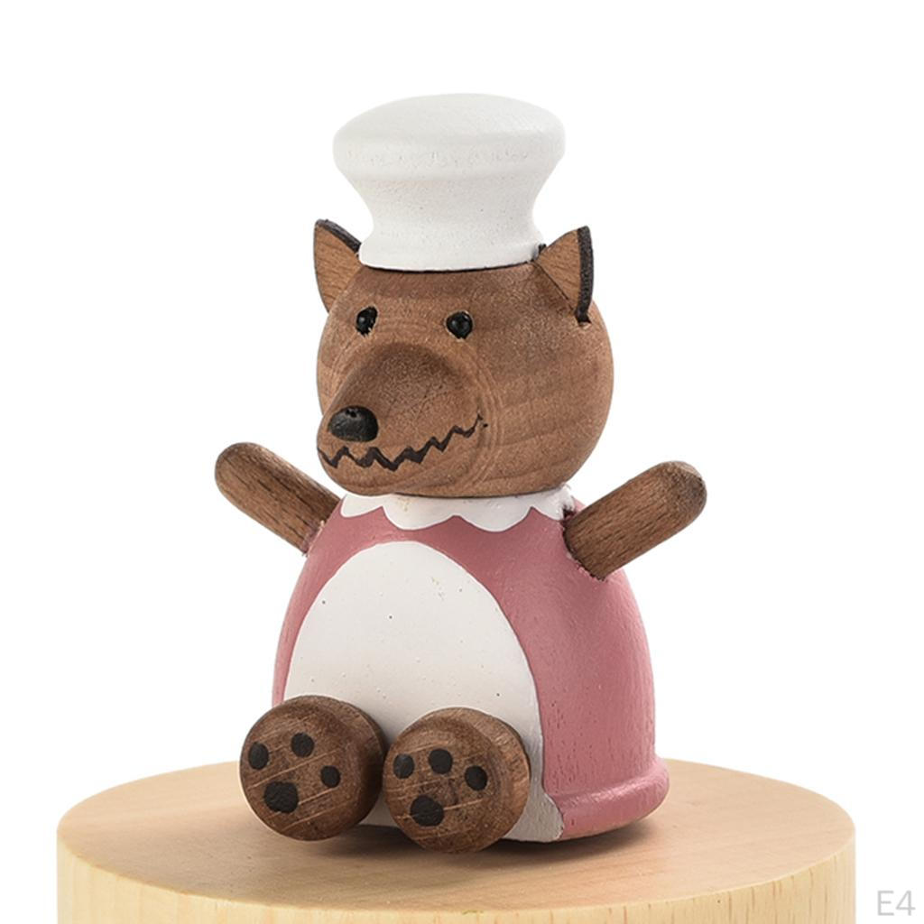 With Melody, Wooden Musical Box For Baby Shower Gift, Happy Birthday Gift