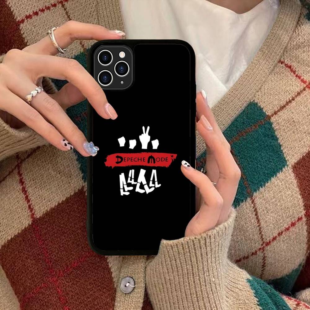 D-Depeche Mode Rock Band Phone Case For IPhone 17 Pro 16 Plus 16 Pro Max 15 14 13 12 11 PC+TPU Back Cover